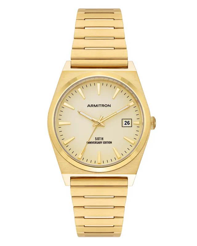Armitron 1975 dameklokke 35 mm gull limited edition