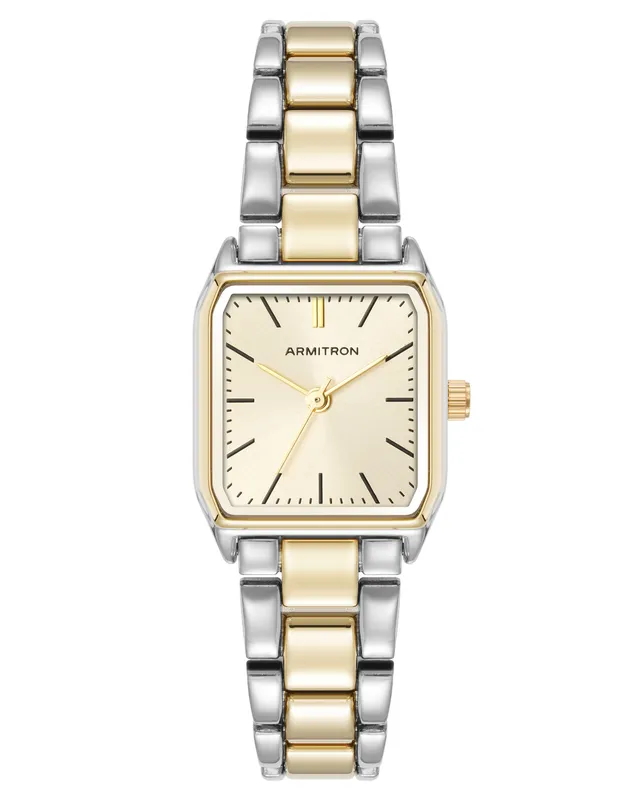 Armitron dameklokke metall day-date vanntett