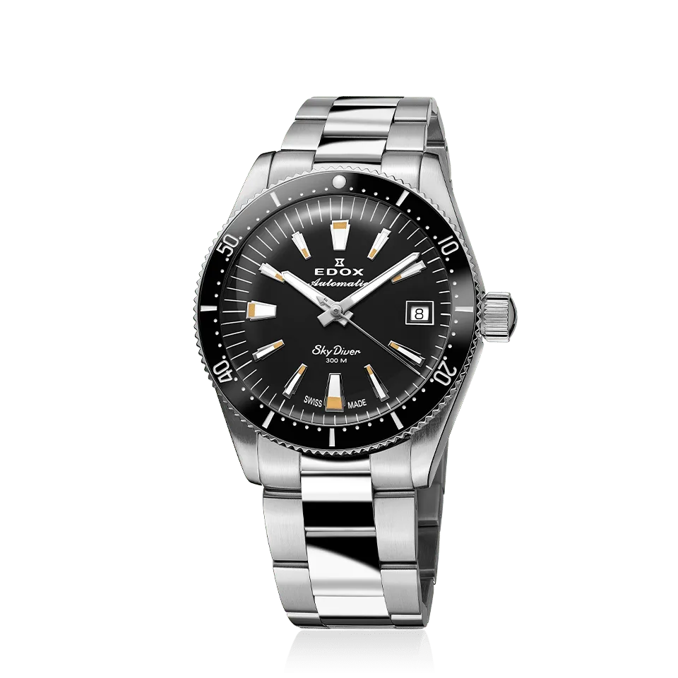 Edox 38 Date Automatic armbåndsur herre
