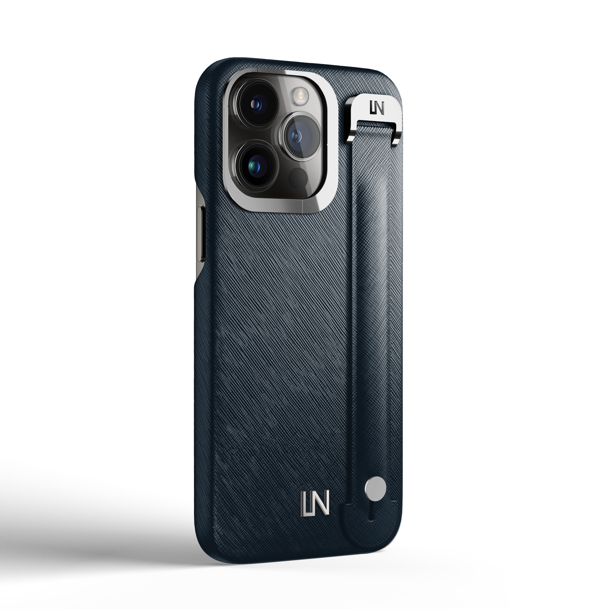 Label Noir Saffiano iPhone 14 Pro Max deksel MagSafe svart