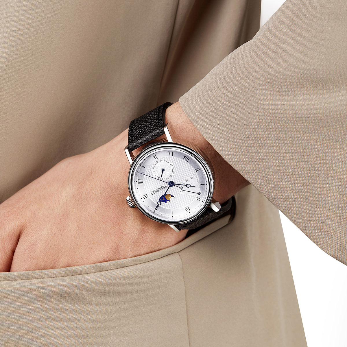 Sea-gull 819.11.6092 klokke hvit 41 mm