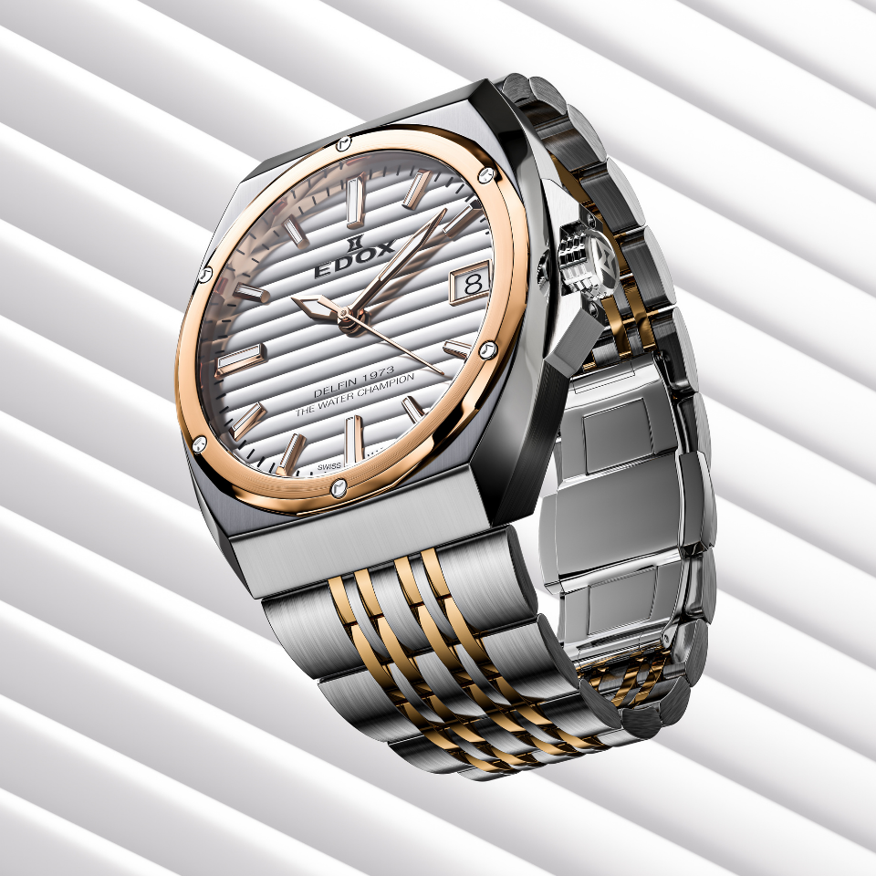 Edox 1973 Date Ladies dameklokke dato