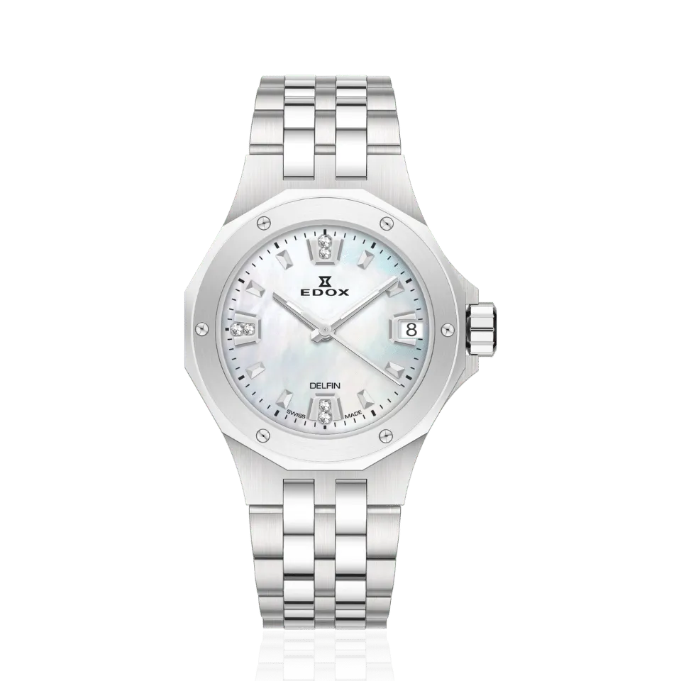 Edox Date Lady dameklokke med dato