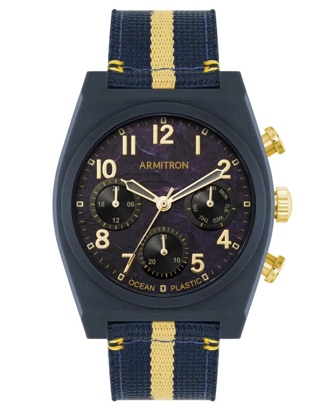 Armitron Wave 40mm unisexklokke navy resirkulert