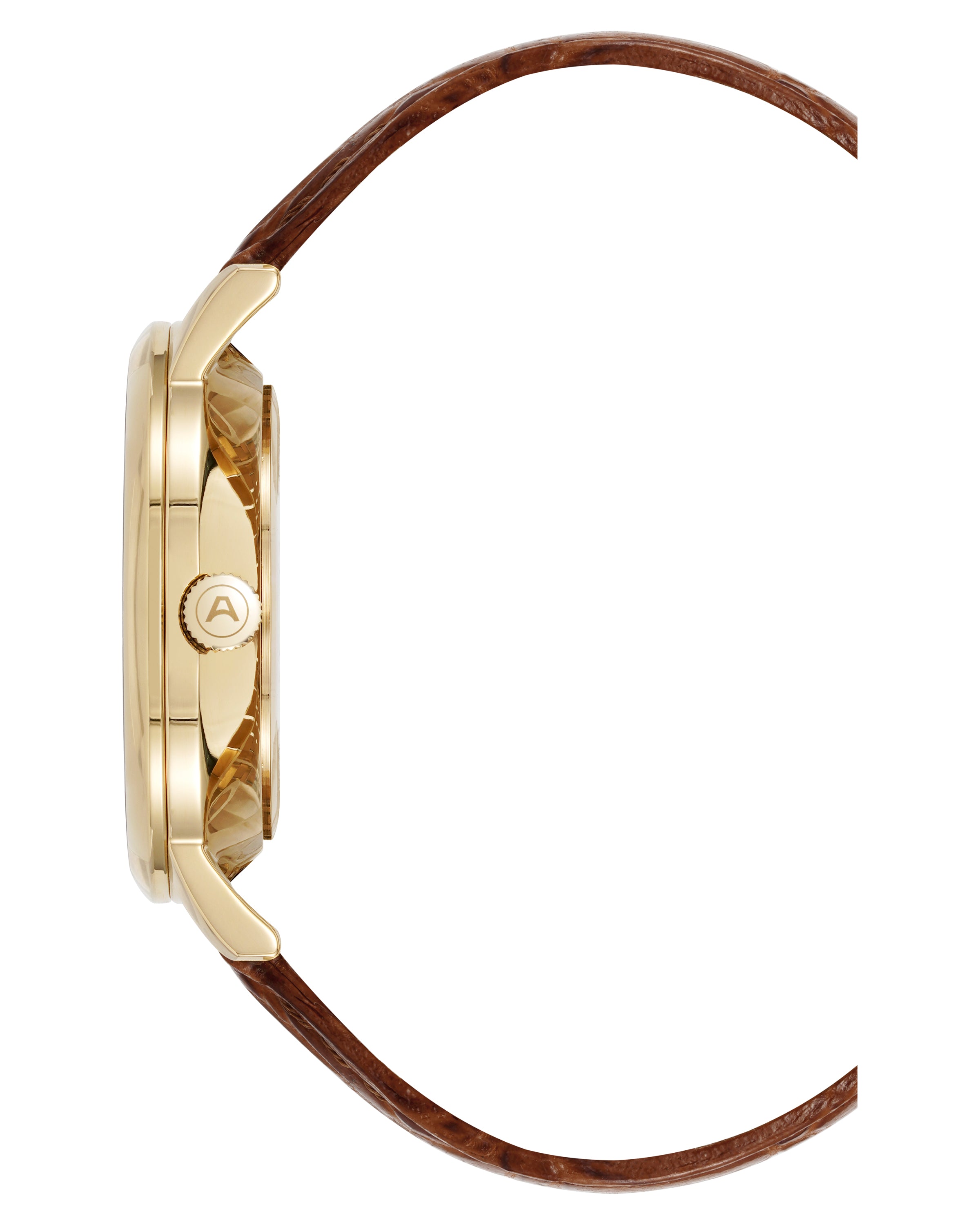 Armitron Eugen 42mm herreklokke brunt skinn jubileum