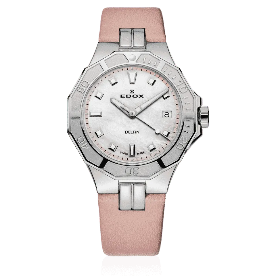 Edox Delfin Diver Date Lady dameklokke dykker