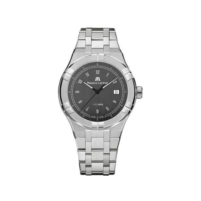 Label Noir Aikon Automatic 42MM klokke stål hvit sateng