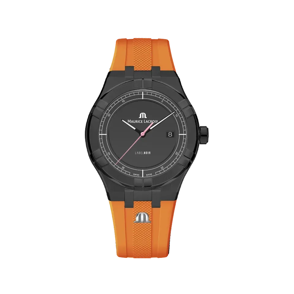Label Noir Aikon Automatic 42MM armbåndsur PVD oransje
