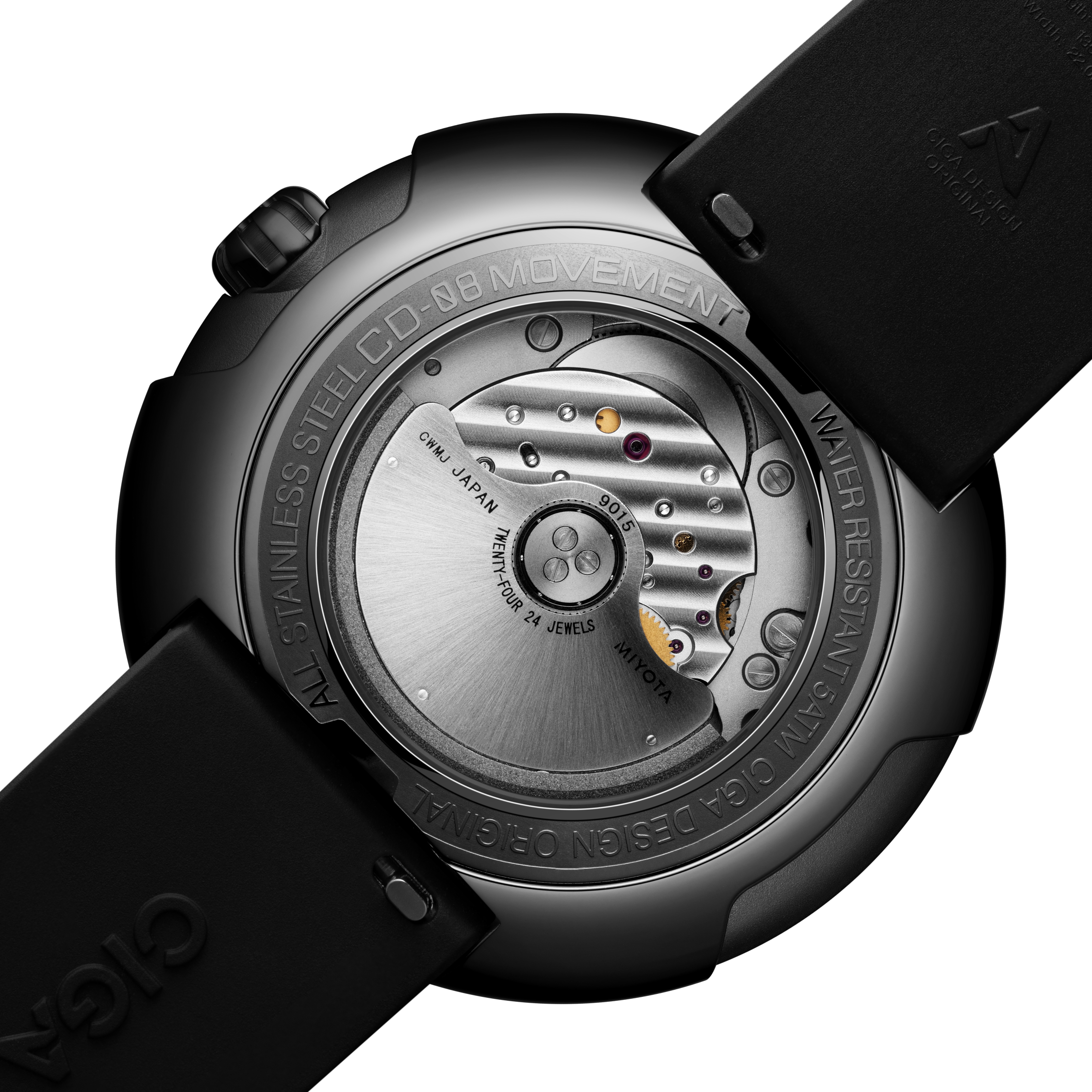 CIGA Design Time Cipher automatisk klokke carbon