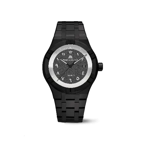 Label Noir Aikon Automatic 42MM klokke svart sunray keramikk