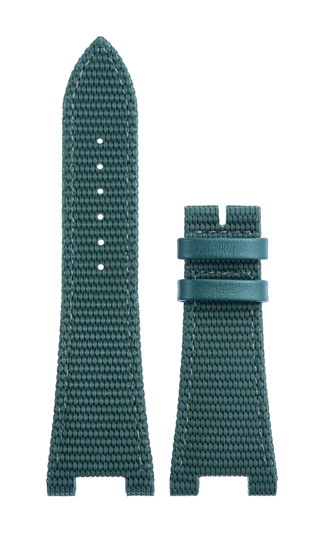 Speake-Marin Ripples klokkerem kaki tekstil gummi