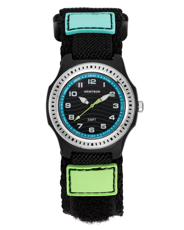 Armitron Strap N' Go barneklokke 31,5mm svart