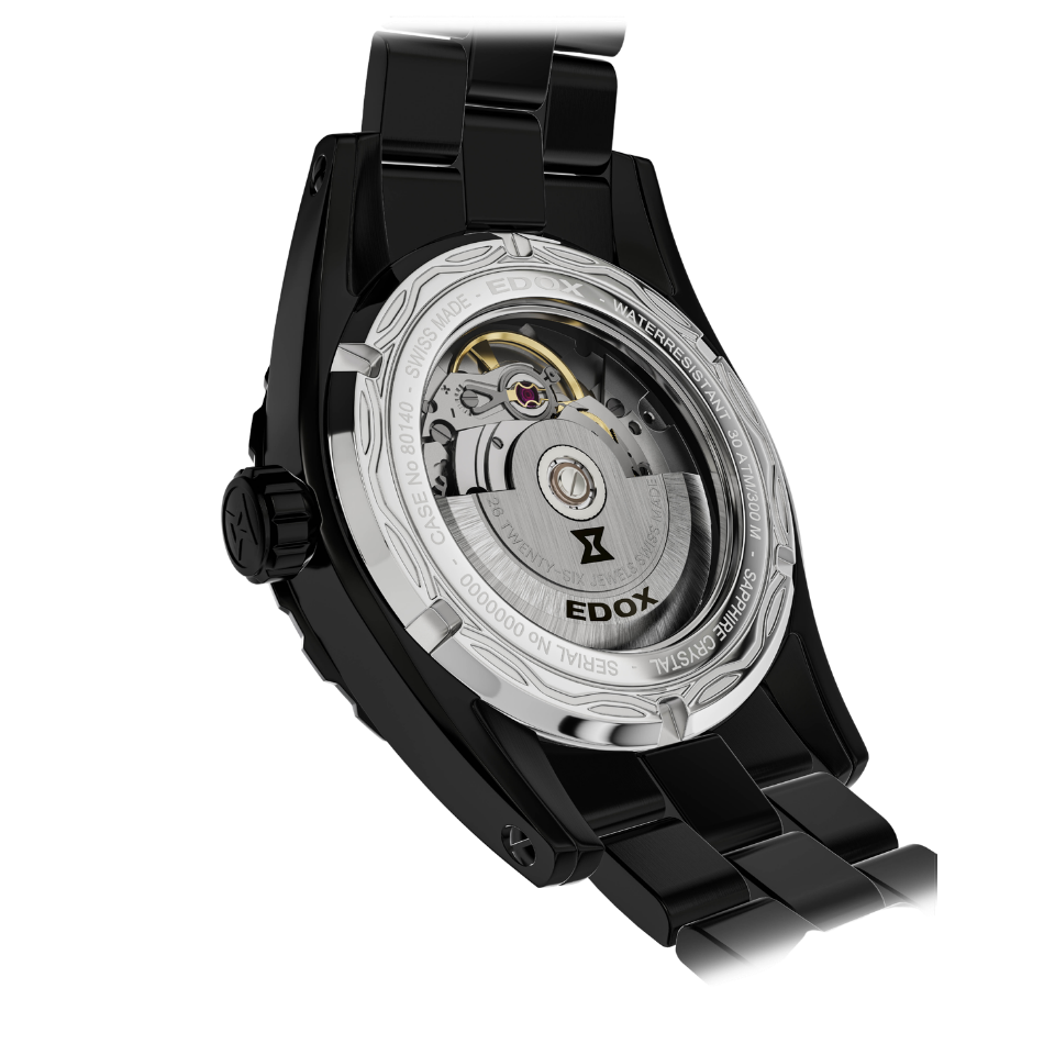 Edox Automatic herreklokke automatisk urverk