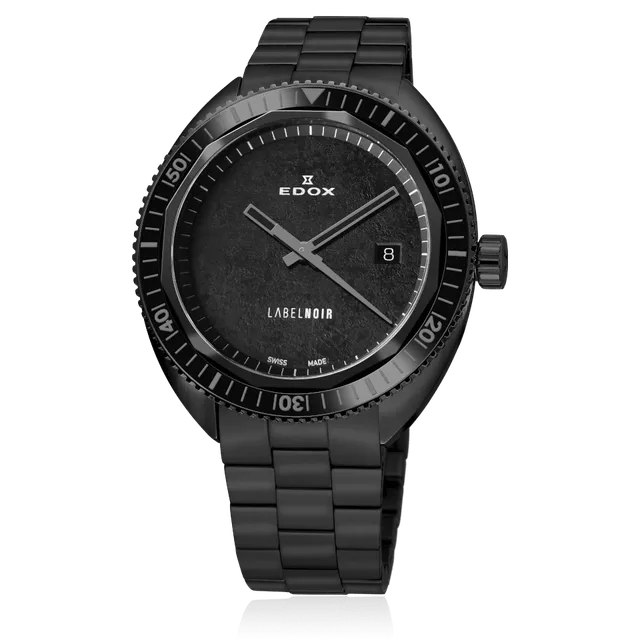 Edox Hydro-Sub Chronometer Label Noir herreklokke