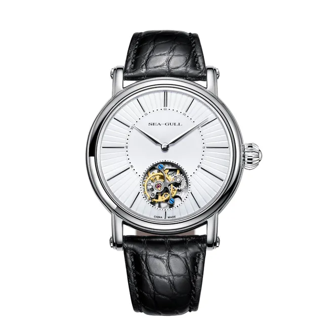Sea-gull Heritage 818.12.6018 tourbillon herreur hvit 41mm