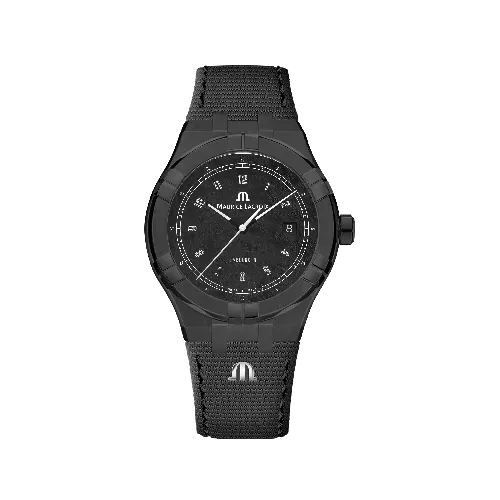 Maurice Lacroix Aikon Automatic 42MM klokke svart tekstil