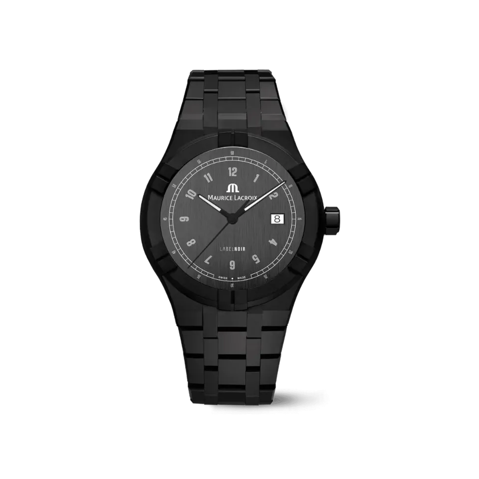 Label Noir Aikon Automatic 42MM klokke keramikk svart