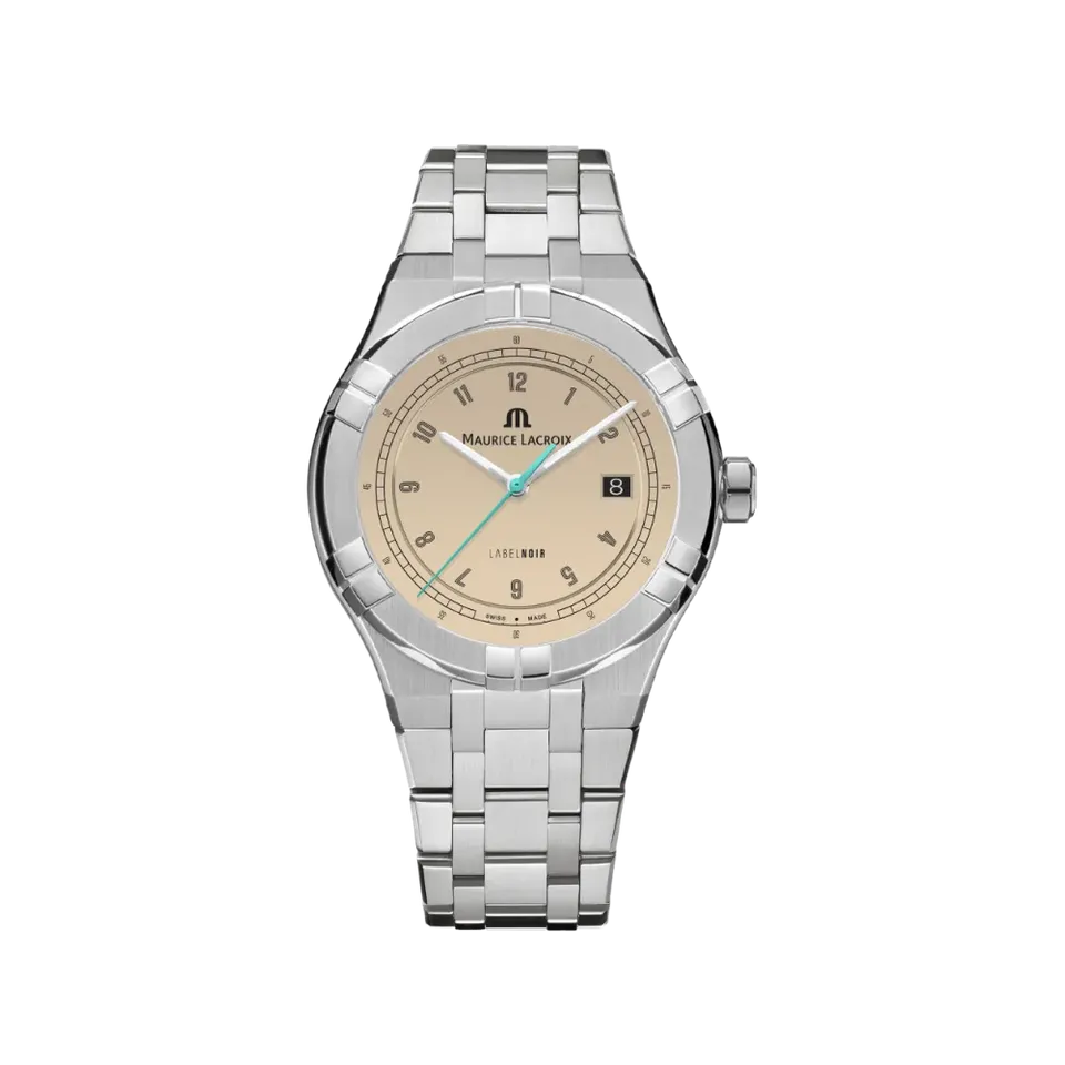 Label Noir Aikon Automatic 42MM klokke stål sort microgroove