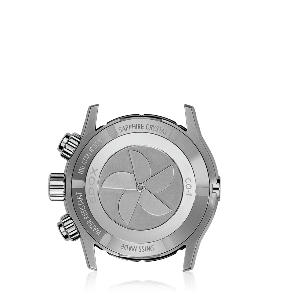 Edox Chronograph herreklokke kronograf automatisk
