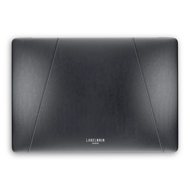 Label Noir MacBook Pro 13 deksel quiltet skinn 2022-2024