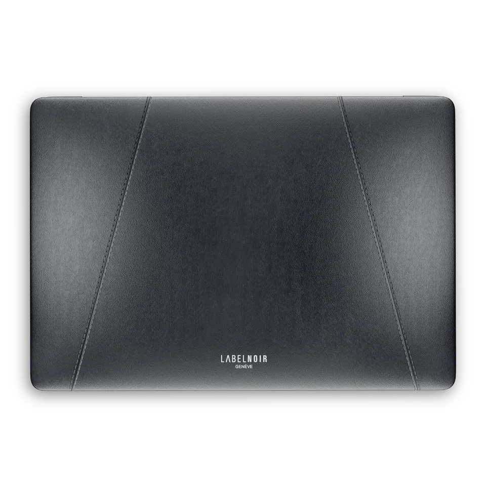 Label Noir MacBook Pro 13 deksel quiltet skinn 2022-2024