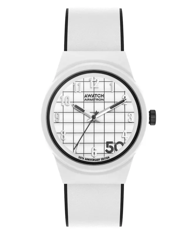 Armitron A-Watch klokke 35,5mm svart hvit