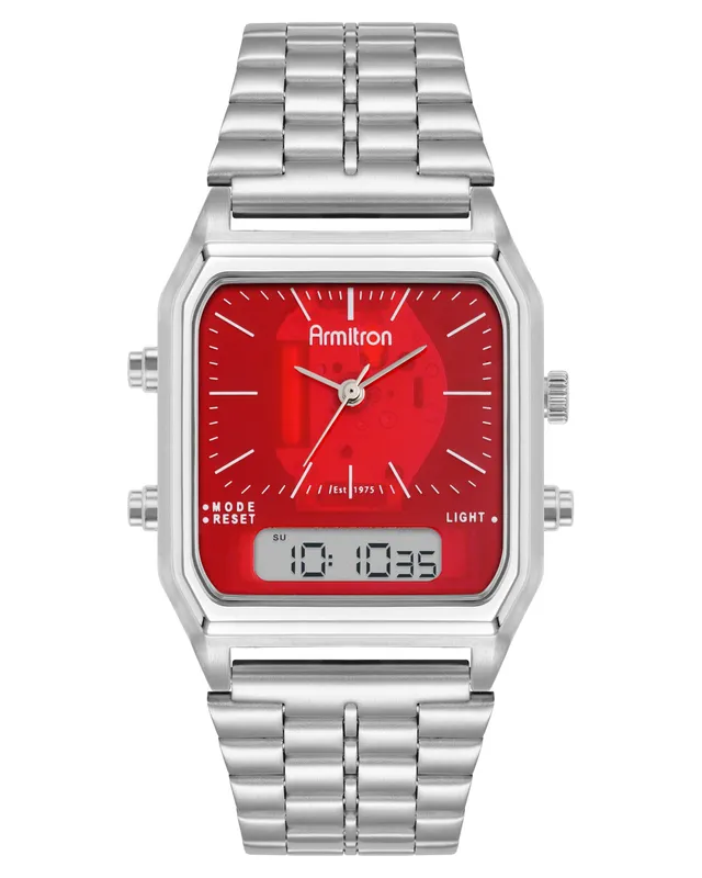 Armitron Ridgemont 42mm klokke rød ana-digi