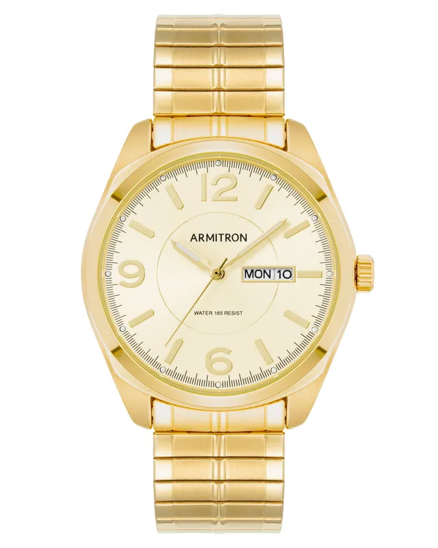 Armitron 20/4591CHGP herreklokke gull day-date