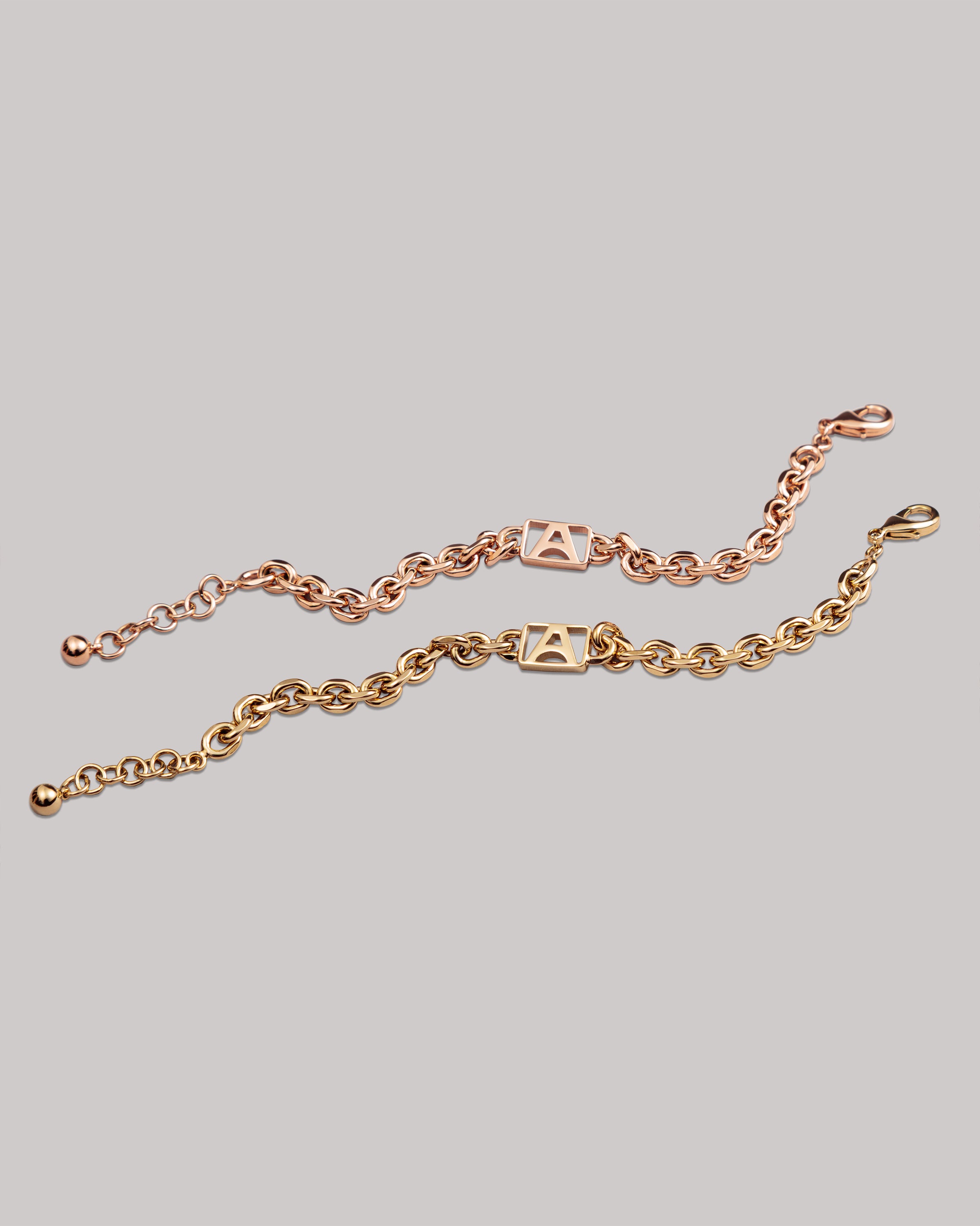 Armitron Link & Logo armbånd roségull