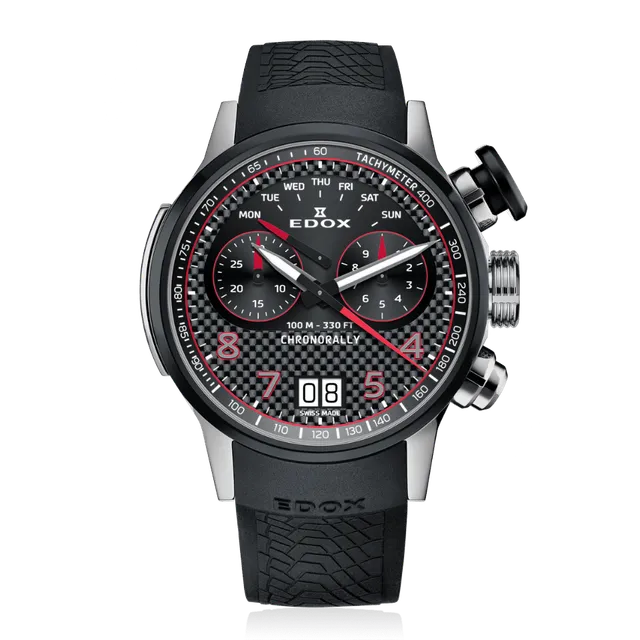 Edox Chronorally Chronograph 45 RIV Limited Edition herreklokke racing