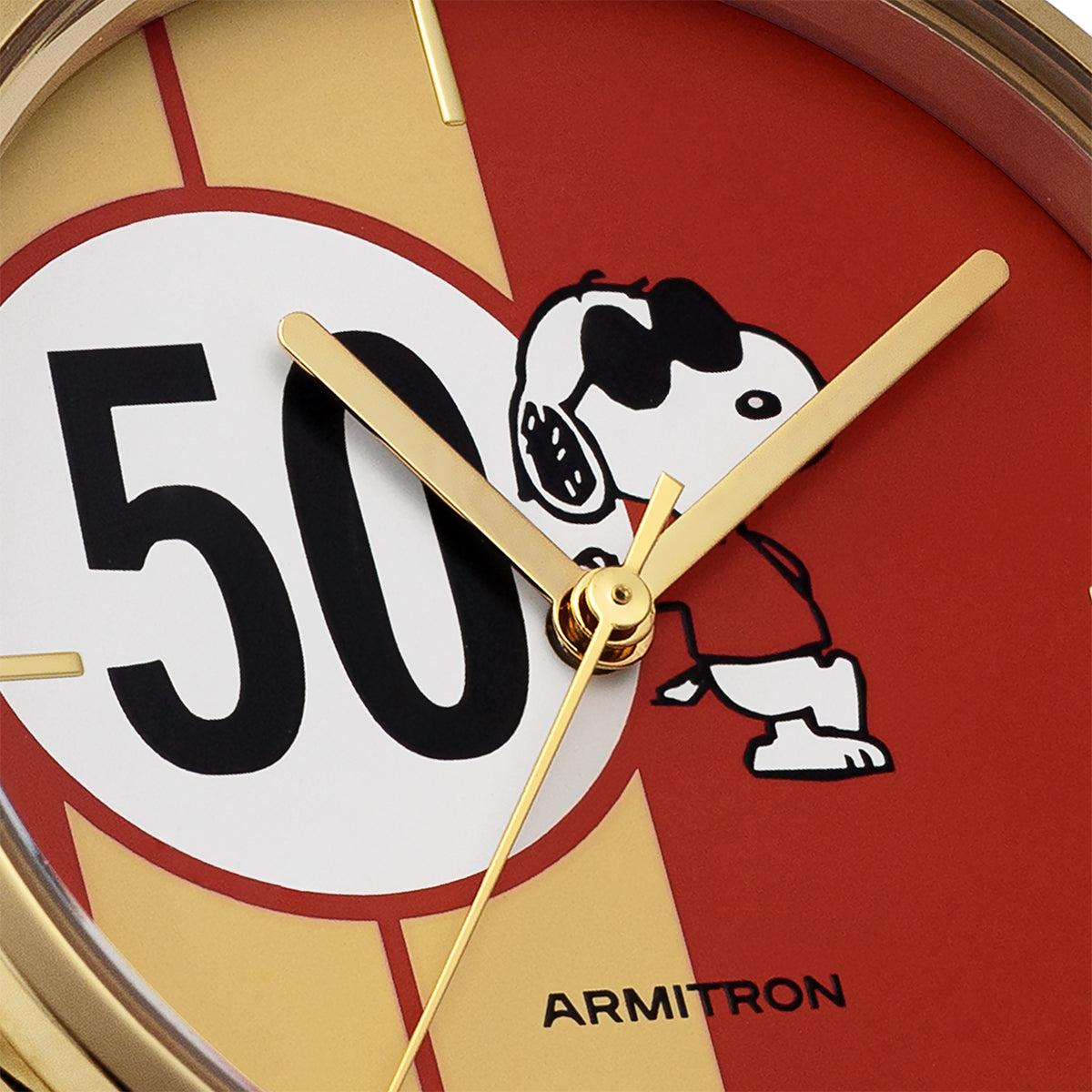 Armitron Peanuts Golden Cool herreklokke 36mm limited
