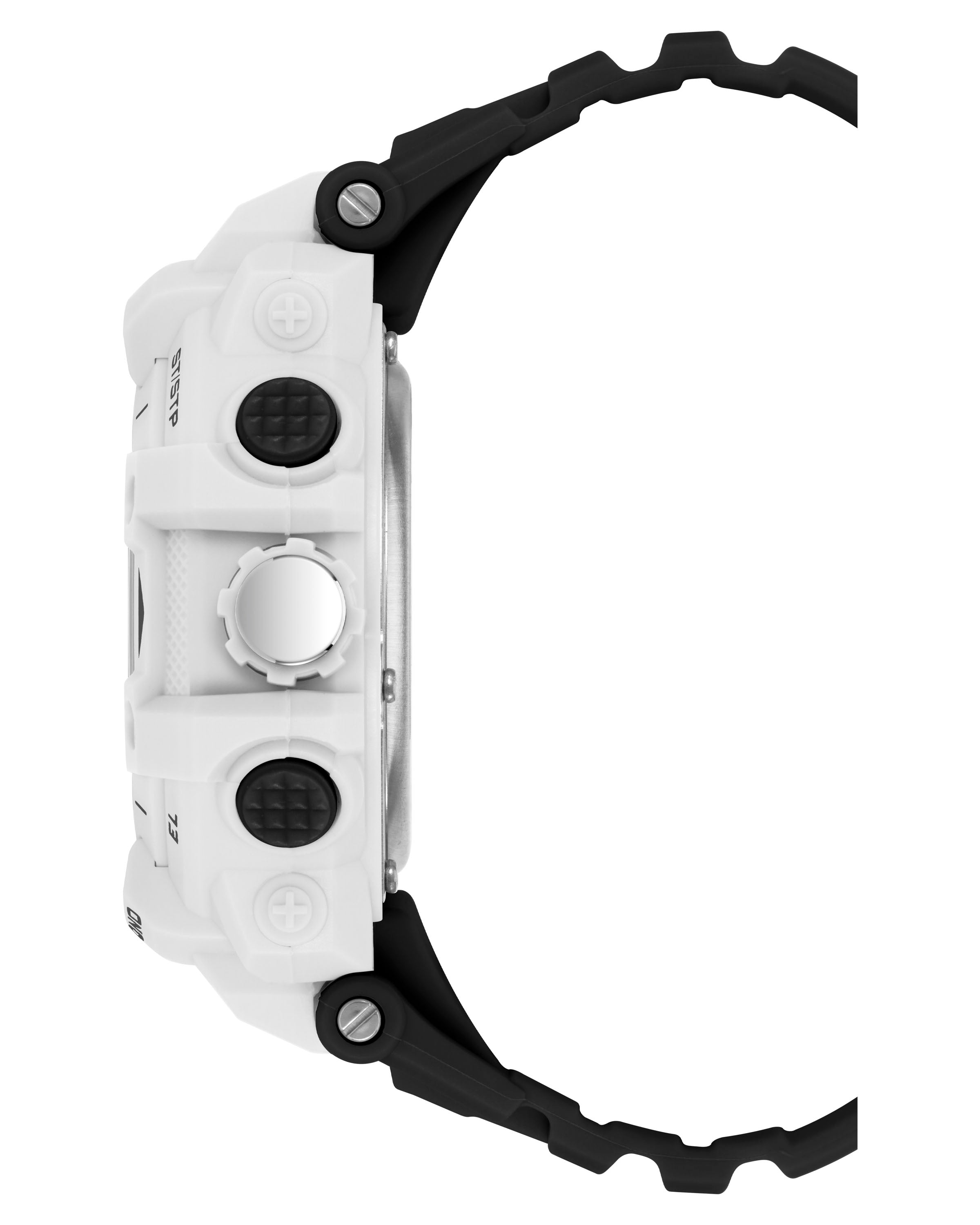 Armitron Dual 52mm sportsklokke herre hvit svart