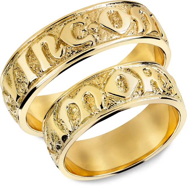 Snorre Amor Vincit Omnia ring gult gull 6,5 mm