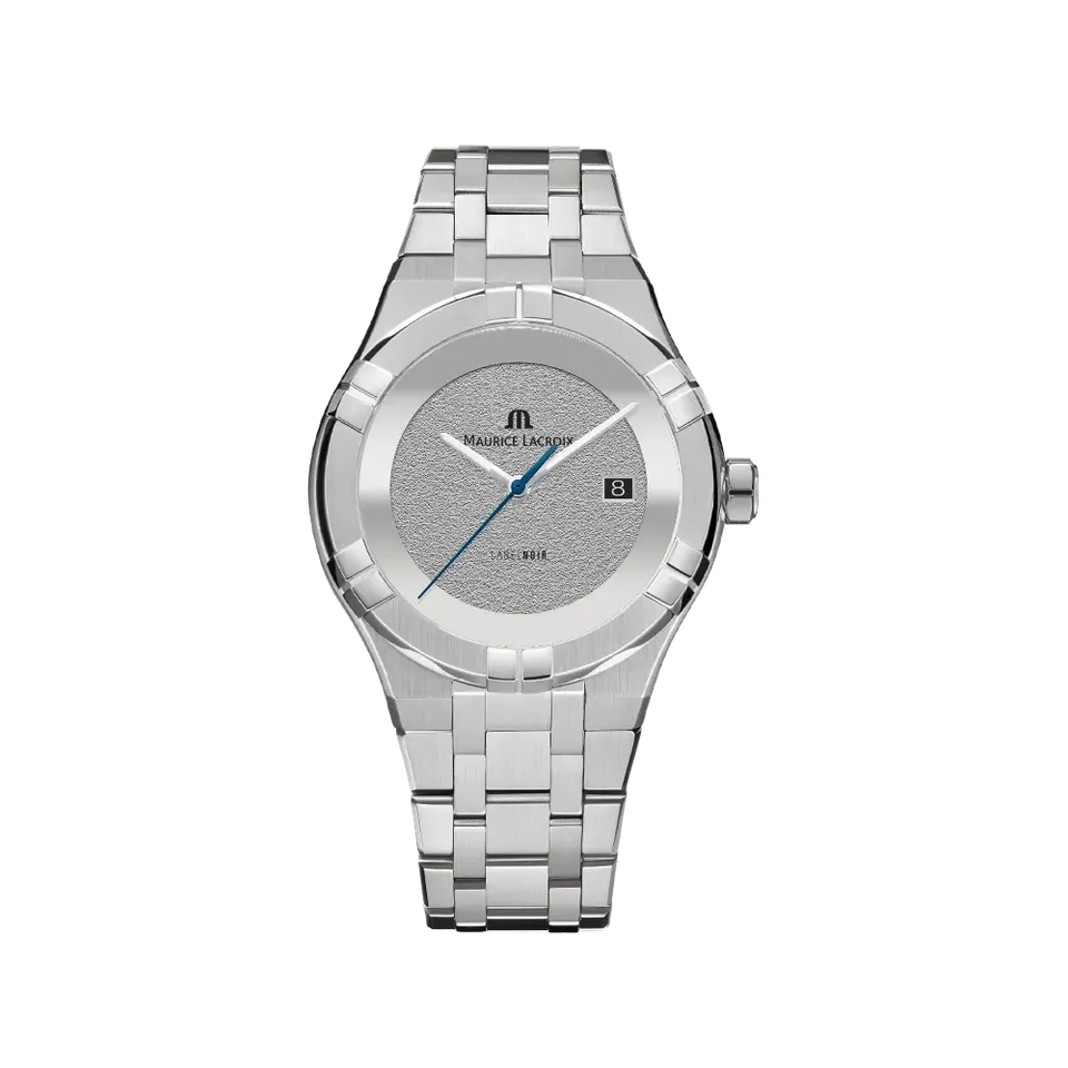 Label Noir Aikon Automatic 42MM klokke stål sunray blå viser