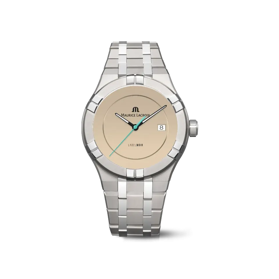 Label Noir Aikon Automatic 42MM klokke titan krem