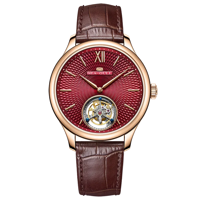 Sea-gull Artisan Heritage 818.17.8841 tourbillon 42mm rød