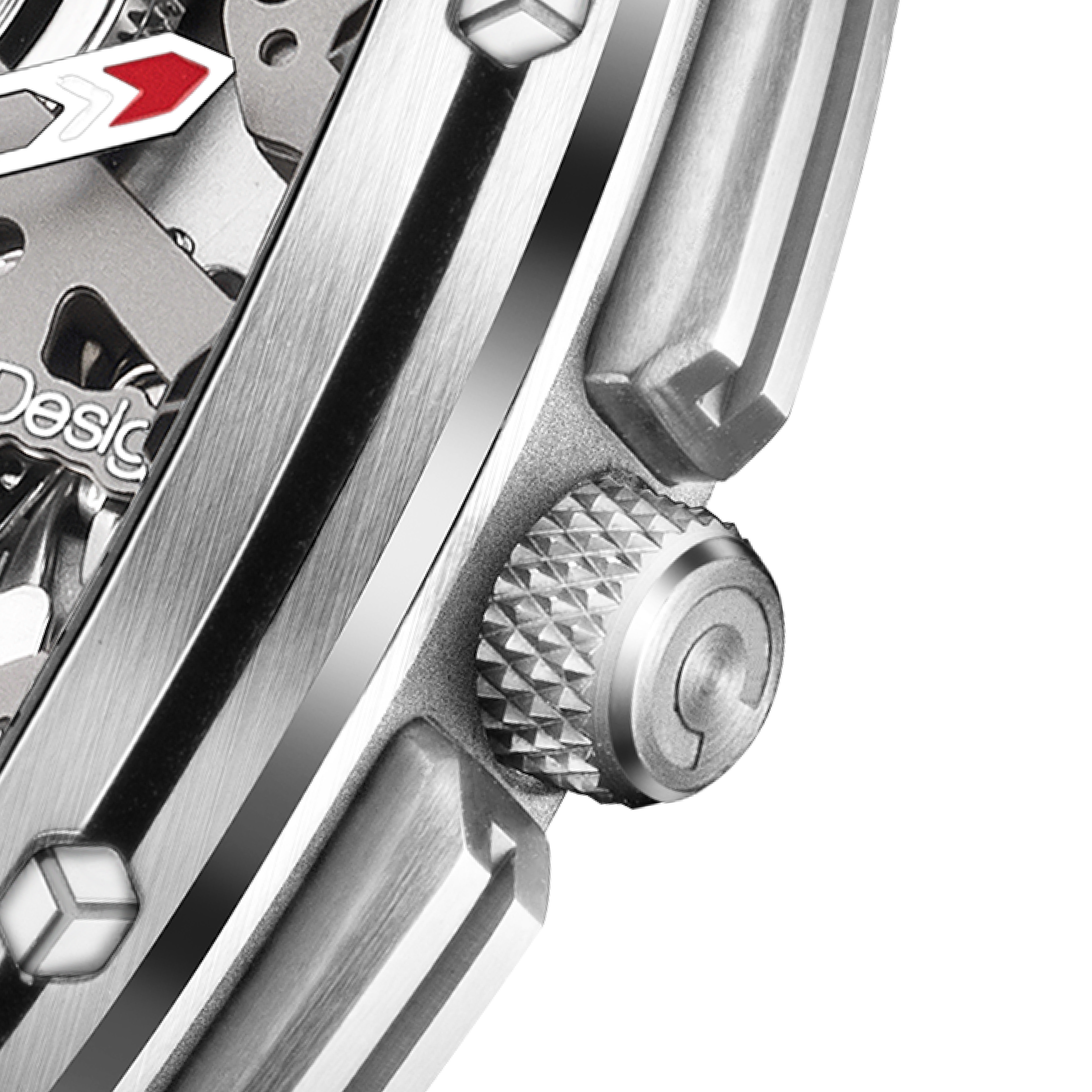 CIGA Design Edge Original skjelettklokke automatisk titan svart