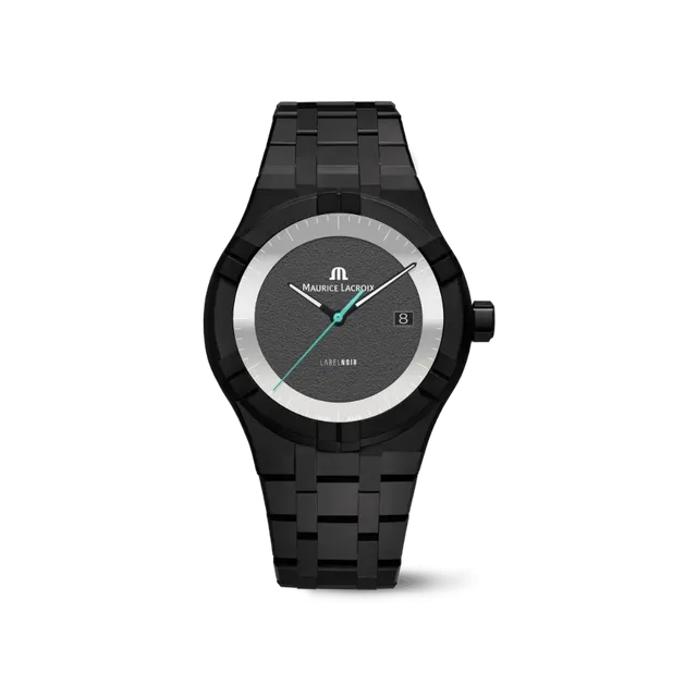 Label Noir Aikon Automatic 42mm klokke svart keramikk