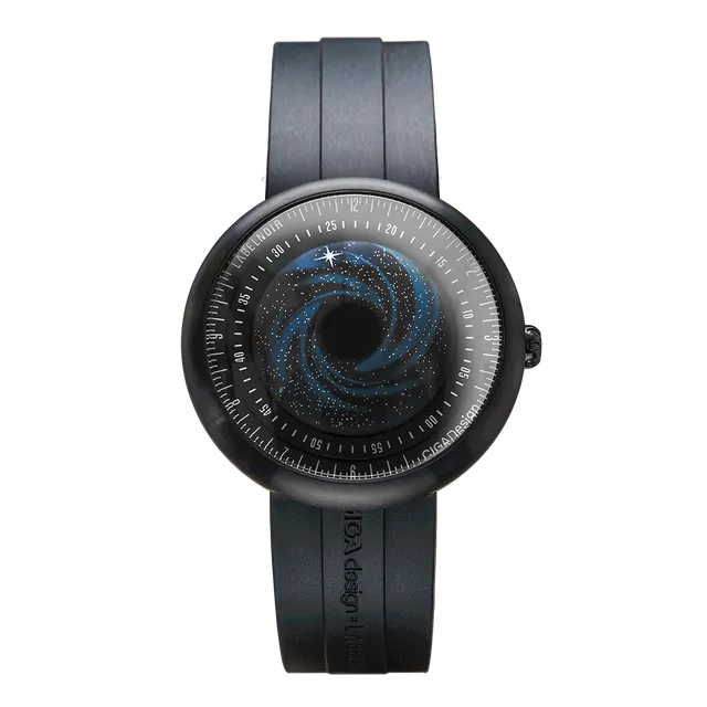 Label Noir Ciga Design Black Star klokke limited