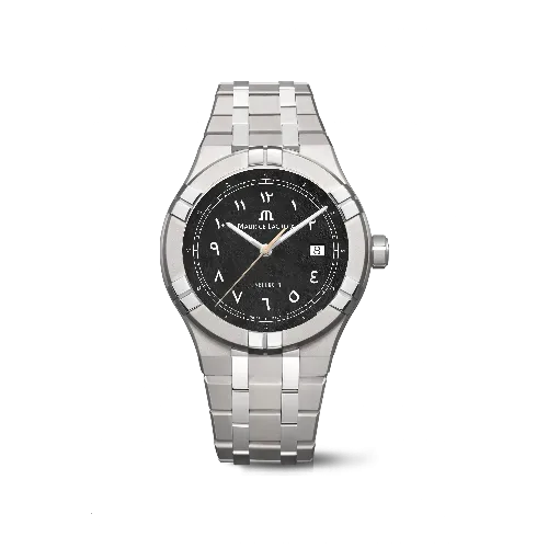 Label Noir Aikon Automatic 42MM herreklokke titan hvit