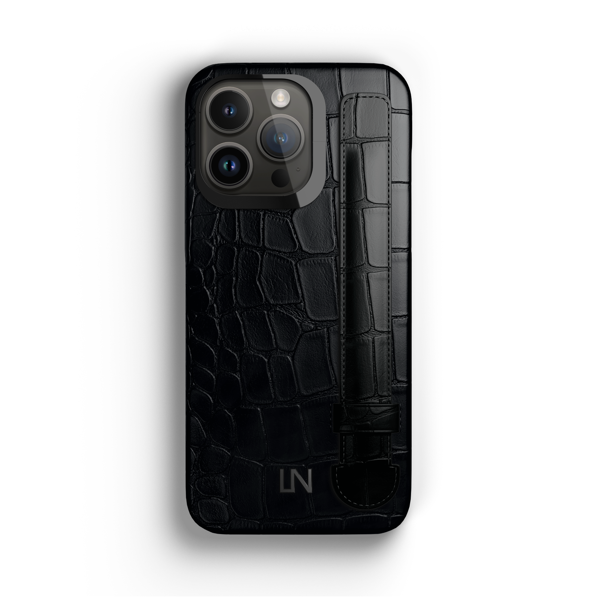 Label Noir iPhone 13 Pro Max deksel alligator MagSafe svart