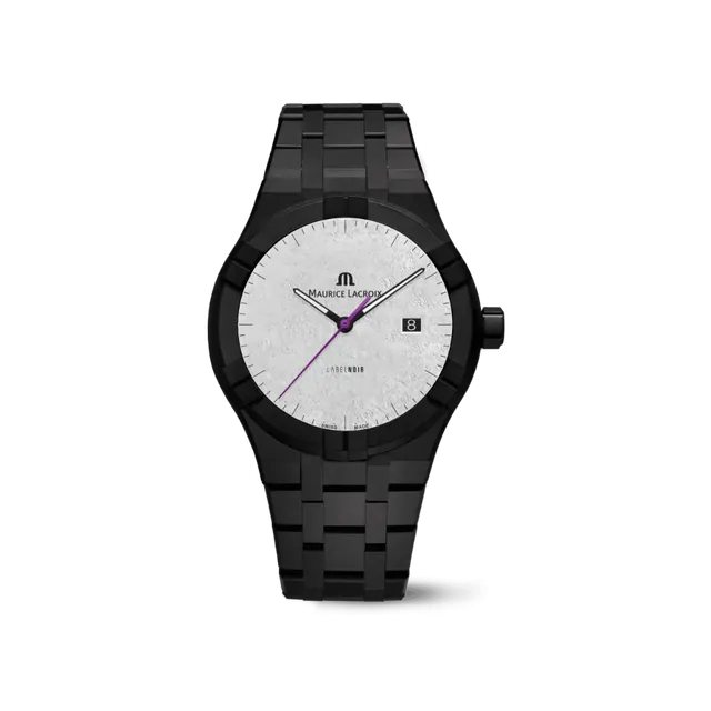 Label Noir Aikon Automatic 42MM klokke lilla sekundviser
