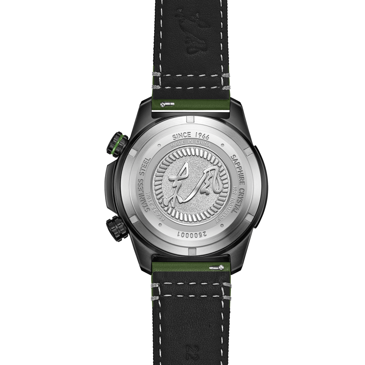 Sea-gull Dongfeng 814.22.2100 taktisk klokke grønn 44mm