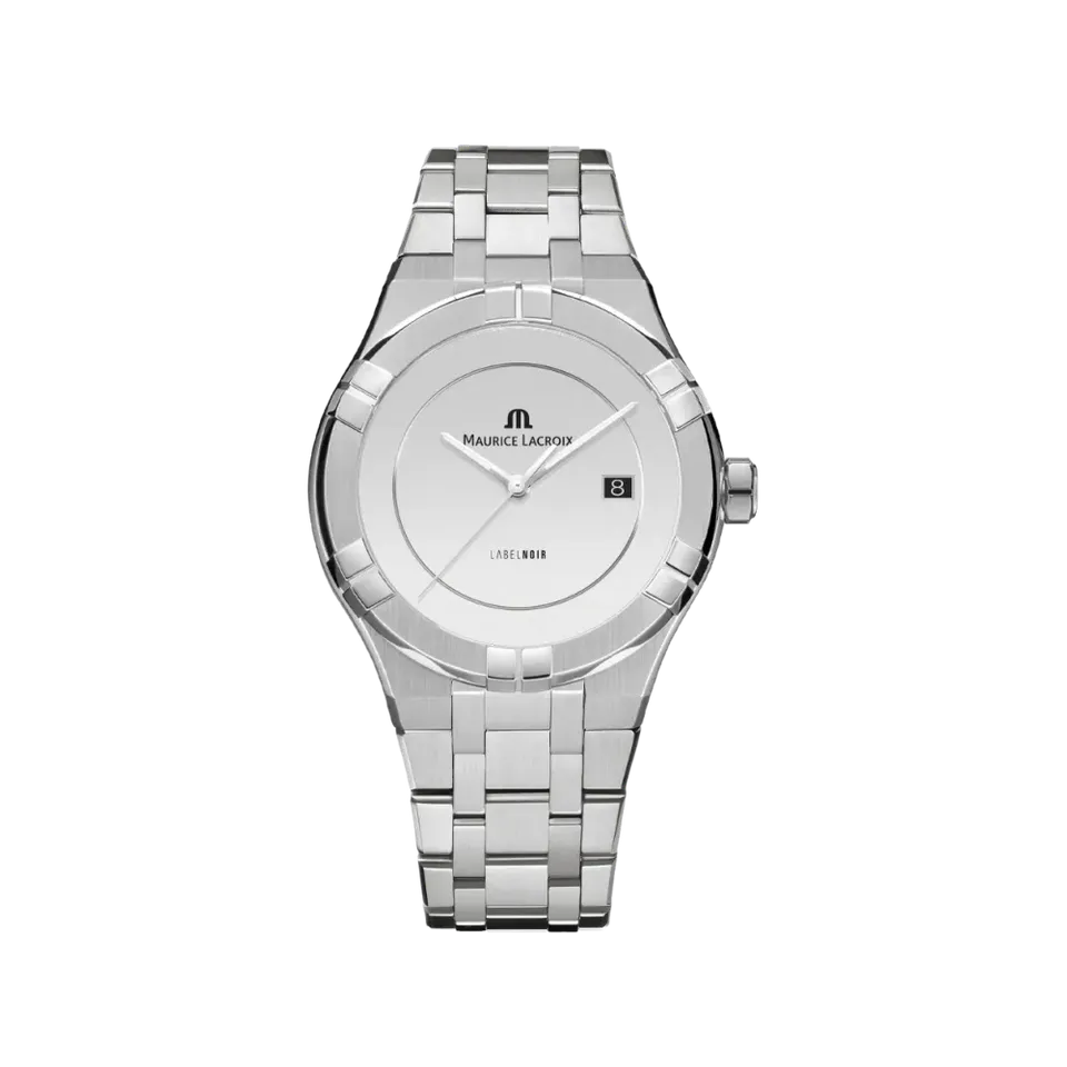 Label Noir Aikon Automatic 42 mm klokke stål grå