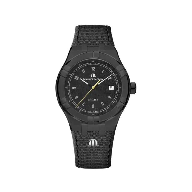 Maurice Lacroix Aikon Automatic 42mm klokke tekstil gul