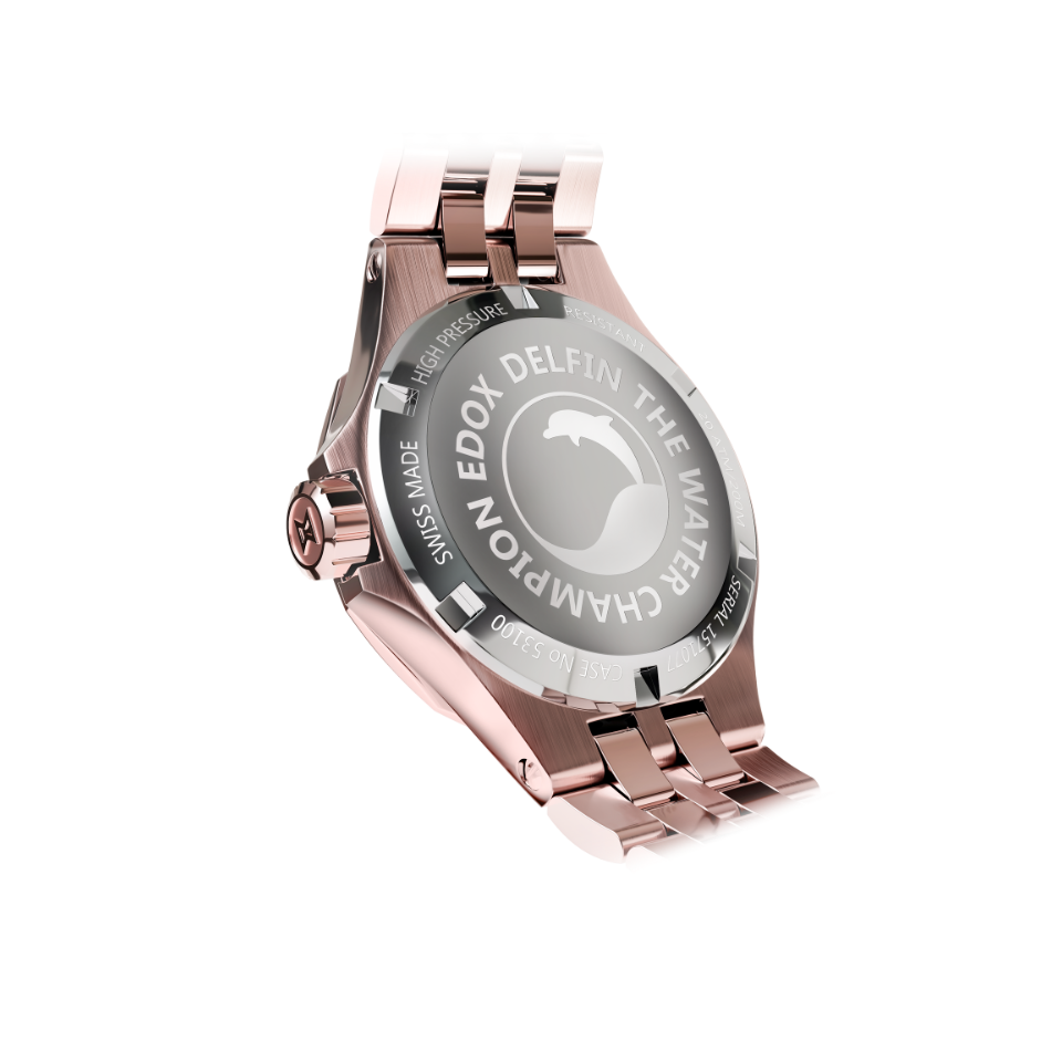 Edox Date Lady dameklokke automatisk