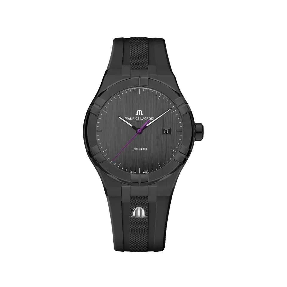 Label Noir Aikon Automatic 42MM klokke svart gummirem