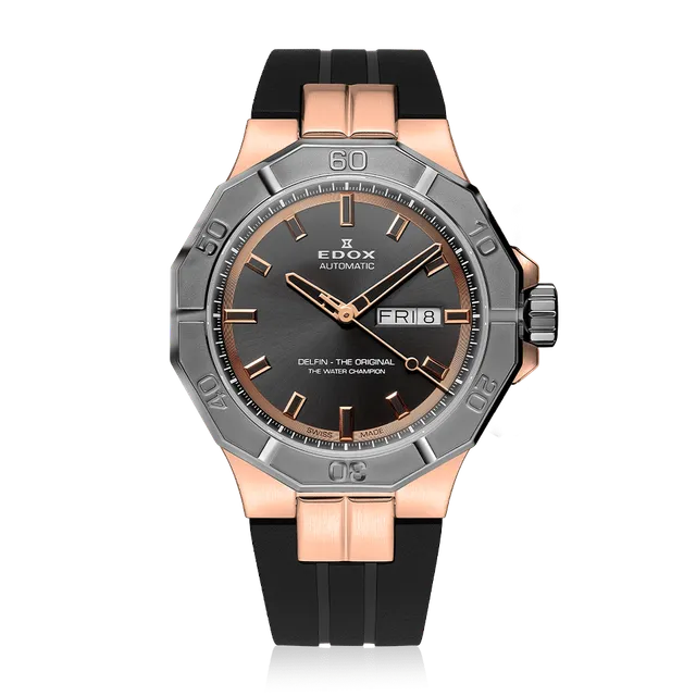 Edox Day-Date Automatic klokke ukedag dato