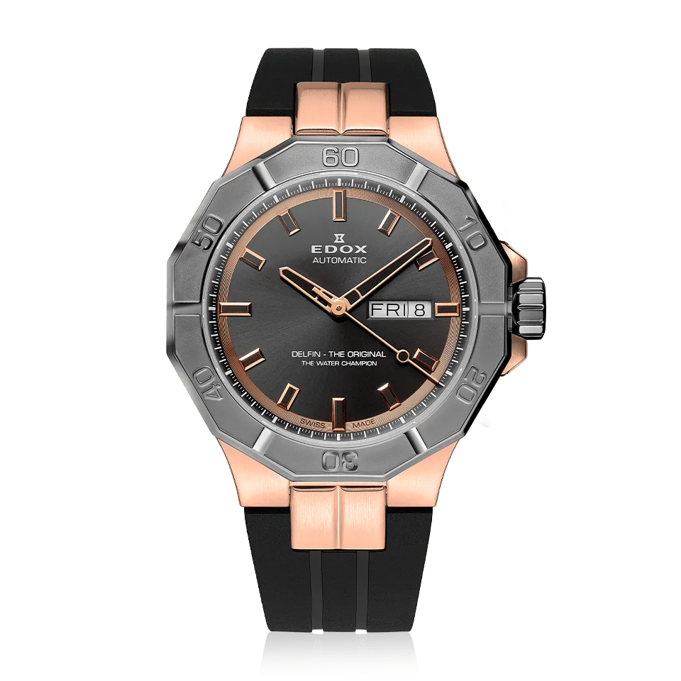 Edox Day-Date Automatic klokke ukedag dato