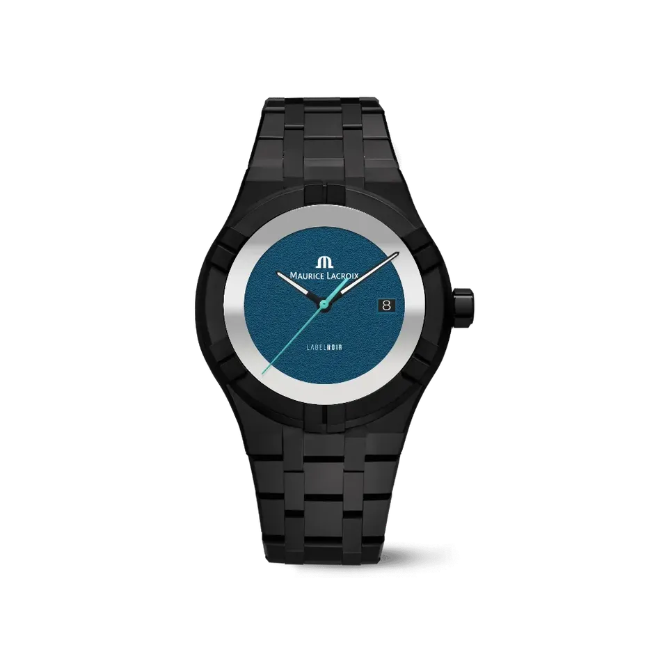 Label Noir Aikon Automatic 42mm klokke keramikk blå